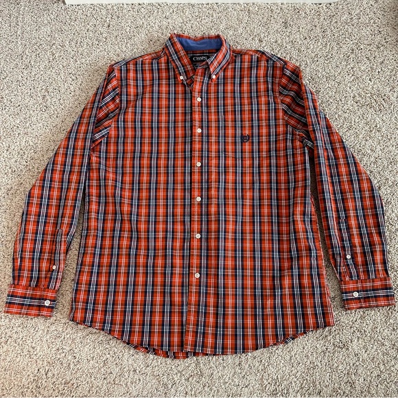 Bundle of 2 Chaps Stretch Easy Care button up shirts - Picture 2 of 5